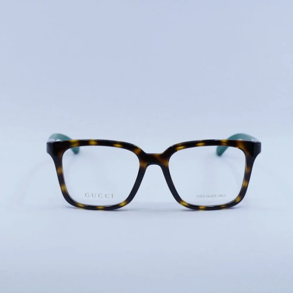 Gucci GG1738O 003 Eyeglasses Havana/Green Frame - Lowest Price!